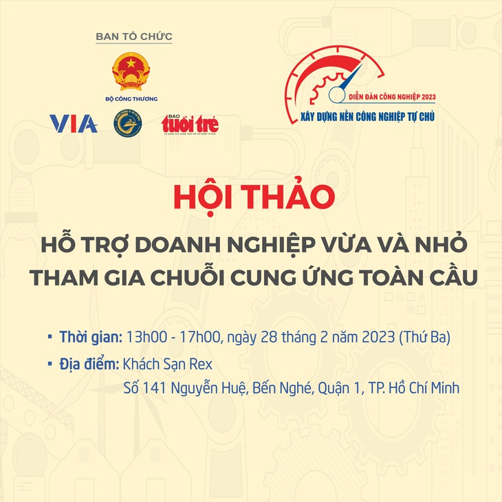 Tham dự Hội thảo: Hỗ trợ doanh nghiệp vừa và nhỏ tham gia chuỗi cung ứng toàn cầu - Ảnh 1.