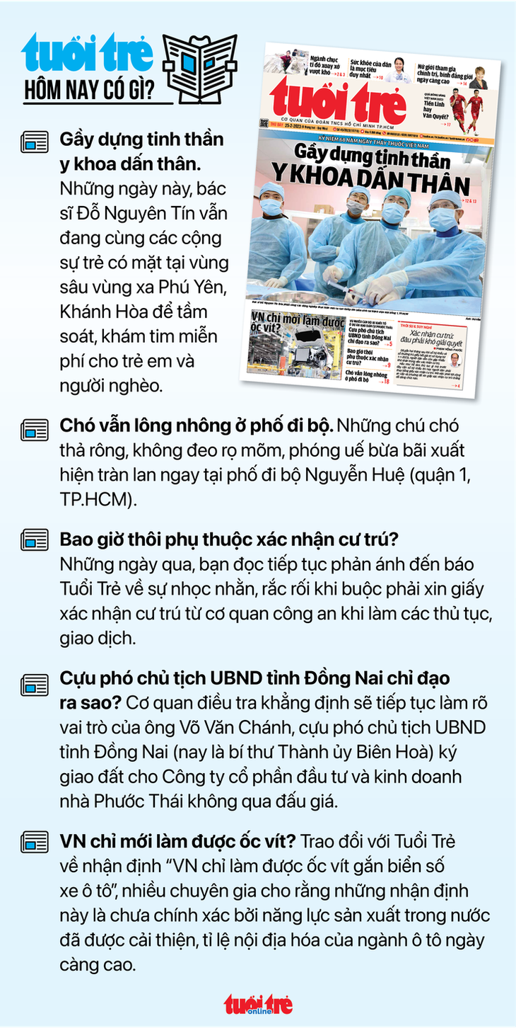 Tin tức sáng 25-2: TP.HCM cần ứng dụng giúp tránh kẹt xe, ngập nước; Lập danh sách điểm xe dù - Ảnh 4.