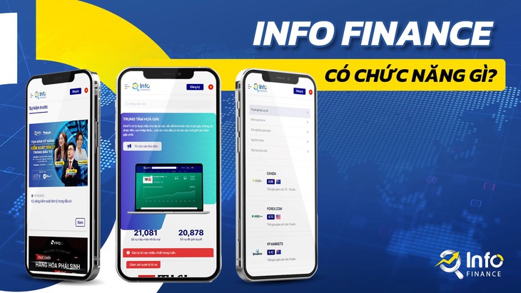 Các chức năng của Website Info Finance phiên bản mới