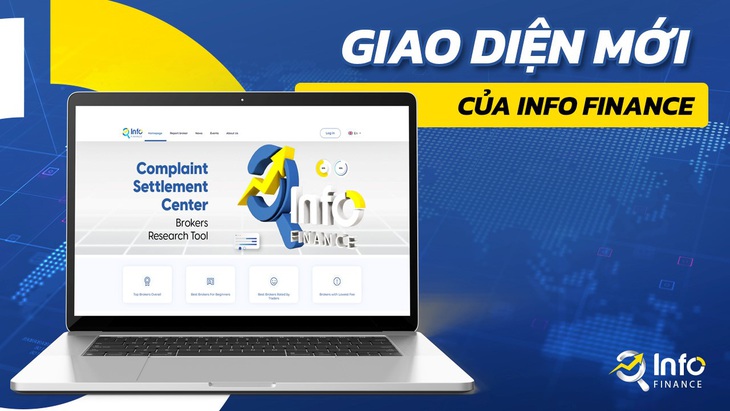 Giao diện mới của Website Info Finance