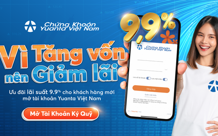 Chứng khoán Yuanta Việt Nam tăng vốn, giảm lãi suất 9,9%