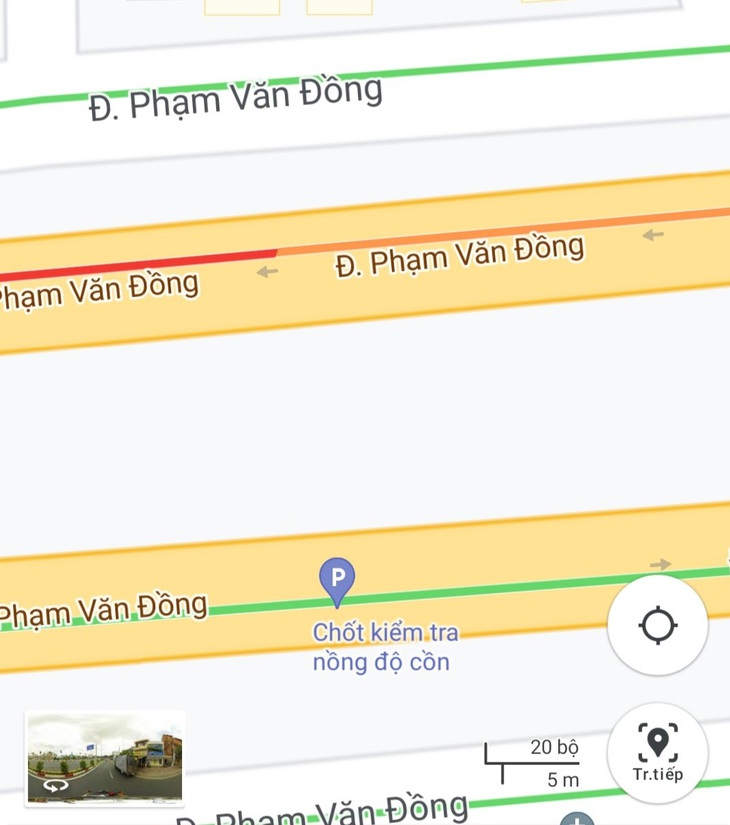 Google Maps hiển thị cả chốt kiểm tra nồng độ cồn? - Ảnh 1.