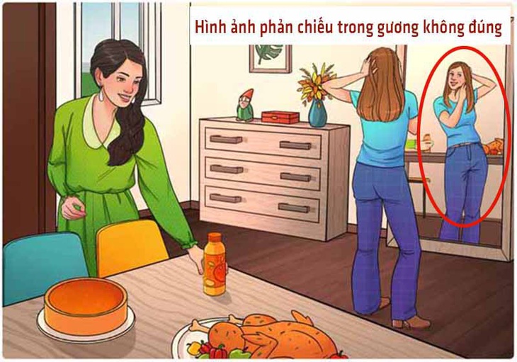 Tranh người phụ nữ uống nước có gì bất thường? - Ảnh 1.