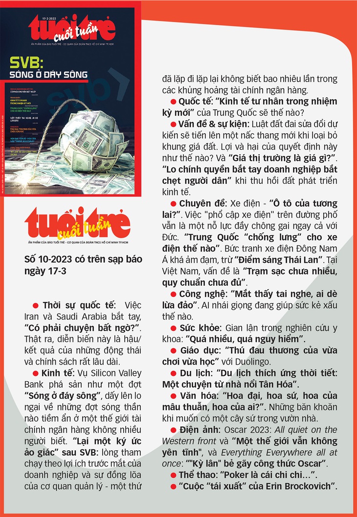 Tuổi Trẻ Cuối Tuần số 10-2023: &quot;&quot; - Ảnh 2.