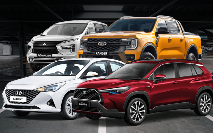 10 ô tô bán chạy nhất tháng 2: Toyota có tới 3 mẫu