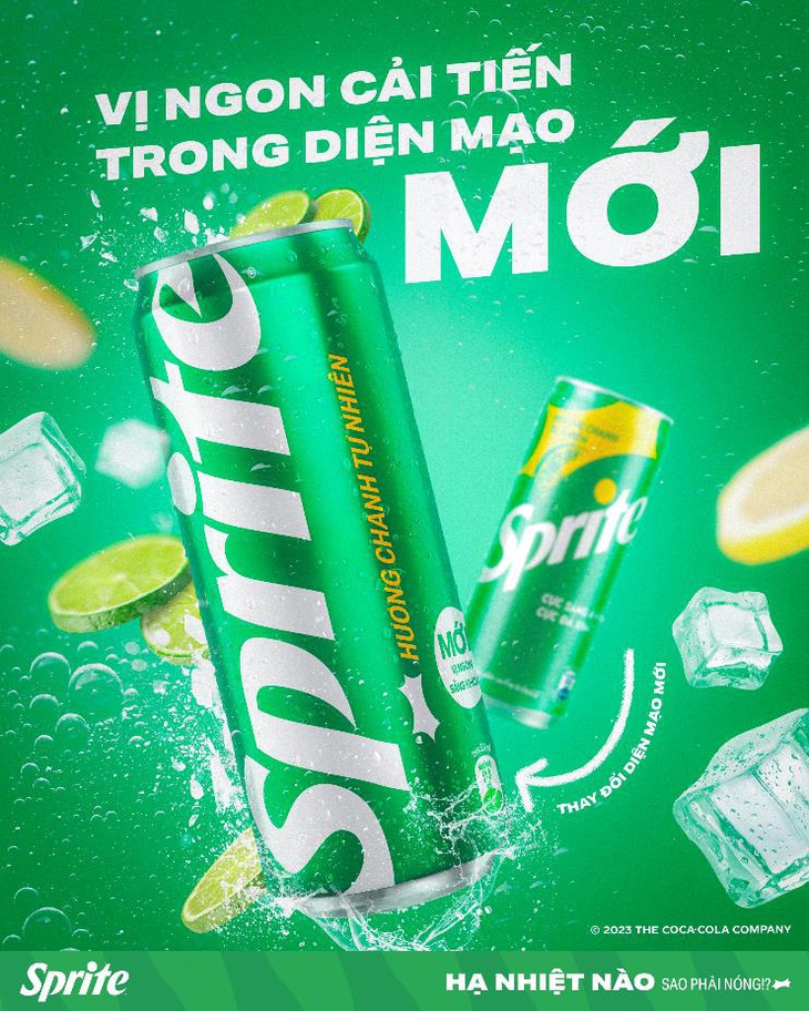 Sprite vị ngon sảng khoái mới, ra mắt diện mạo nổi bật - Ảnh 1.