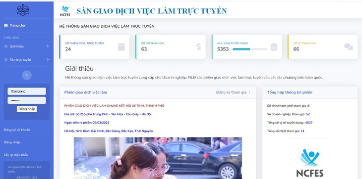 Ra mắt sàn giao dịch việc làm trực tuyến kết nối toàn quốc - Ảnh 1.