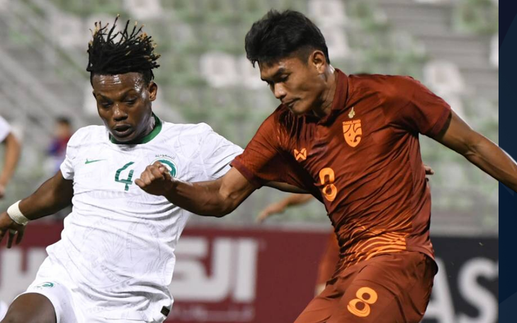 Ghi bàn phút 90+5, U23 Thái Lan cầm hòa Saudi Arabia