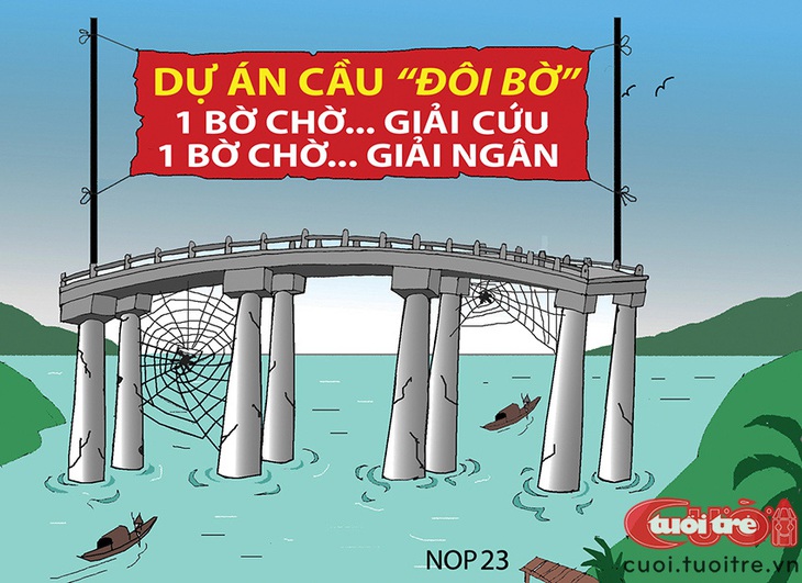 Dự án xây cầu đôi bờ - Ảnh 1.