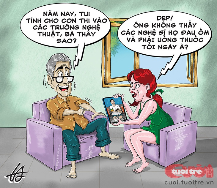 Vợ chồng bất đồng vì con chọn ngành nghệ thuật - Ảnh 1. Vợ chồng bất đồng vì con chọn ngành nghệ thuật - Ảnh 1.