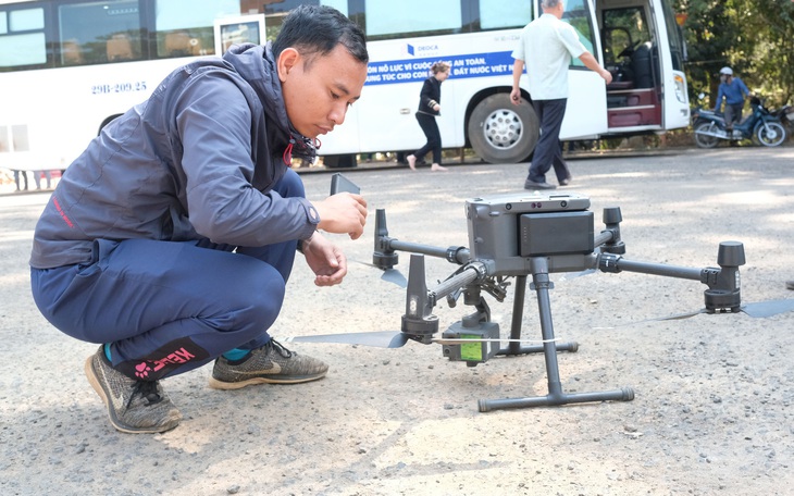 Dùng công nghệ Lidar giám sát chất lượng thi công đèo Prenn