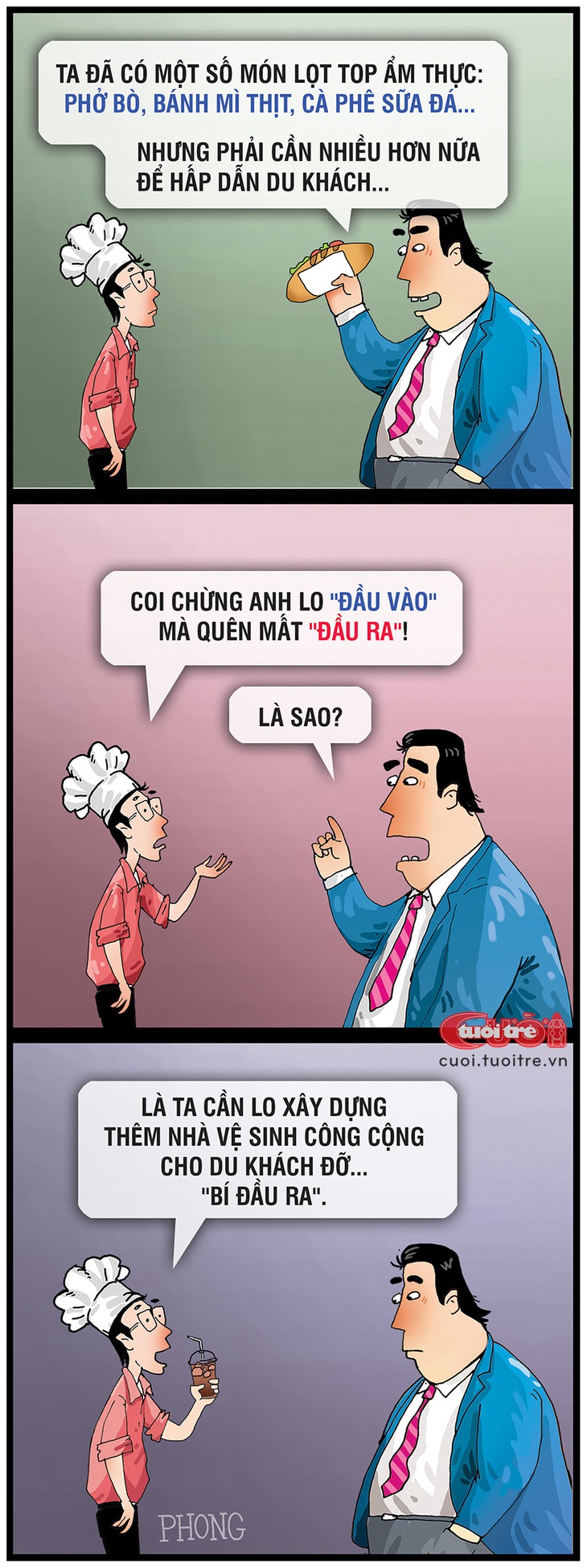 Đầu vào lọt top ẩm thực, còn đầu ra thì sao? - Ảnh 1.