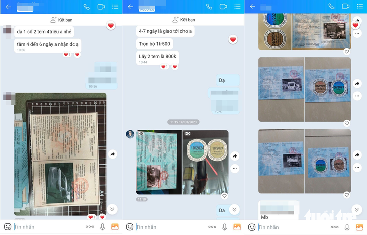 Giấy đăng kiểm giả rao bán rầm rộ trên mạng - Ảnh 5.