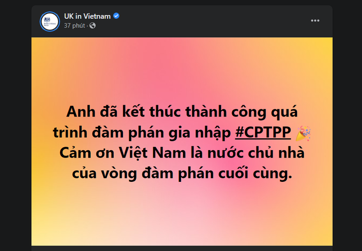 Đại sứ Anh cảm ơn Việt Nam giúp gia nhập CPTPP - Ảnh 2.