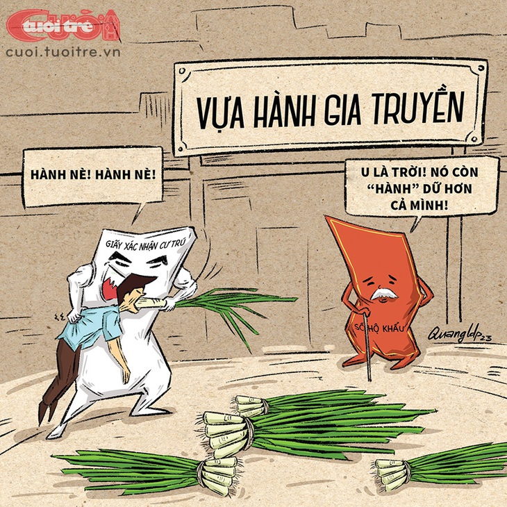 Cụ hộ khẩu và vựa hành gia truyền - Ảnh 1.