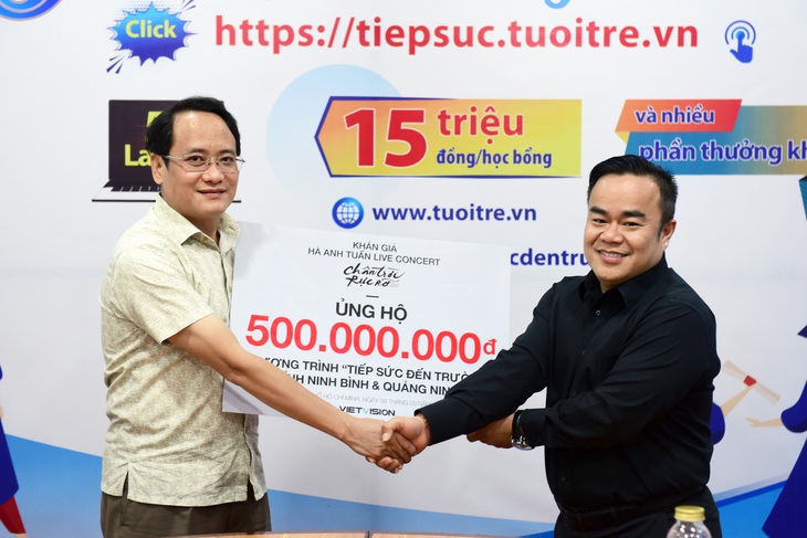 Từ Chân trời rực rỡ, Hà Anh Tuấn cùng Đen gửi 500 triệu đến Tiếp sức đến trường - Ảnh 4.