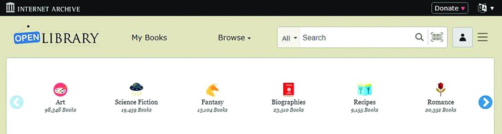 Một số thống kê về kho sách của Open Library thuộc Internet Archive.