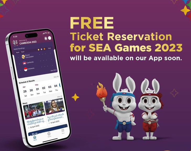 Đăng ký lấy vé xem SEA Games 32 ra sao? - Ảnh 1.