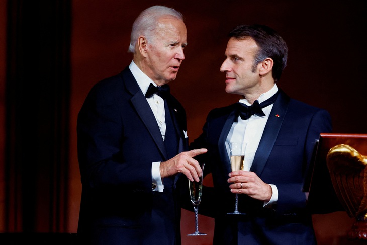 Ông Biden và ông Macron không nhất trí về Đài Loan - Ảnh 1.