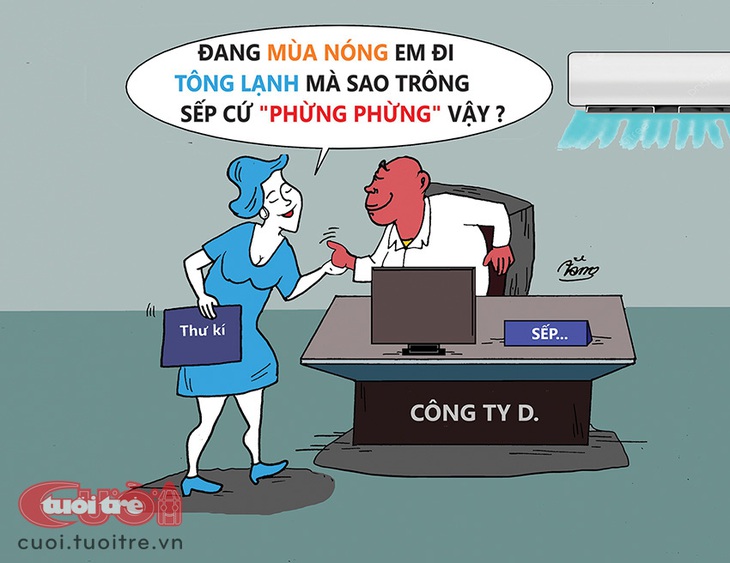 Công sở mùa nắng nóng - Ảnh 1. Công sở mùa nắng nóng - Ảnh 1.