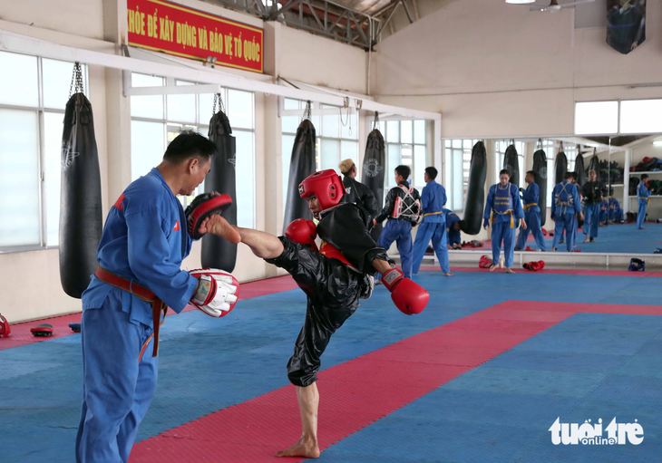 Vovinam Campuchia luyện công tại Việt Nam chờ lấy HCV SEA Games - Ảnh 1.