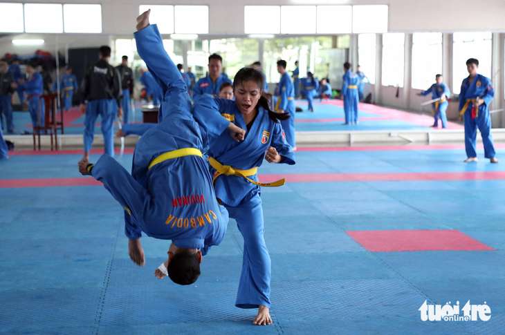 Vovinam Campuchia luyện công tại Việt Nam chờ lấy HCV SEA Games - Ảnh 8.