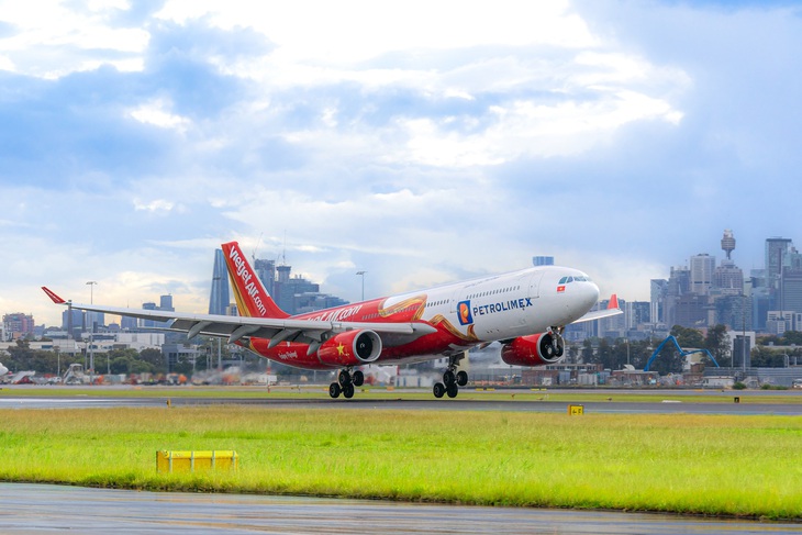 Vietjet đưa tàu bay thân rộng Airbus A330 vào khai thác các chặng bay đường dài và triển khai hạng vé Skyboss Business với nhiều tiện ích và đặc quyền - Ảnh: QUANG NGUYỄN