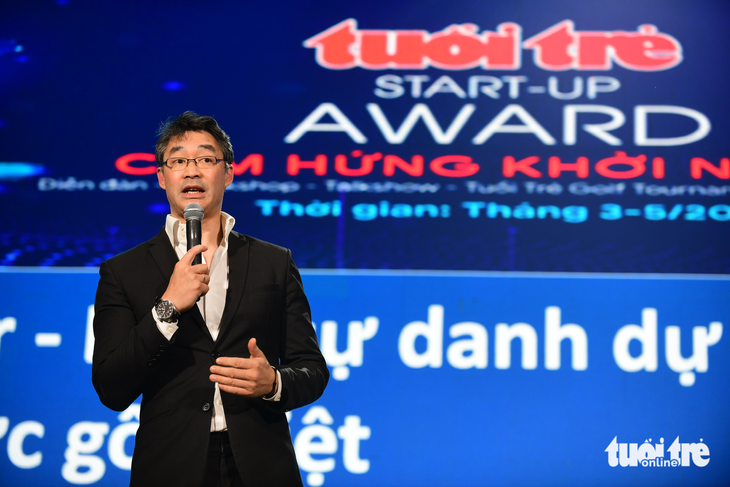 Chuyên gia kinh tế  Philipp Rösler dự talkshow  &quot;Cảm hứng khởi nghiệp&quot; ngày 26-4-2023 tại TP.HCM - Ảnh: QUANG ĐỊNH