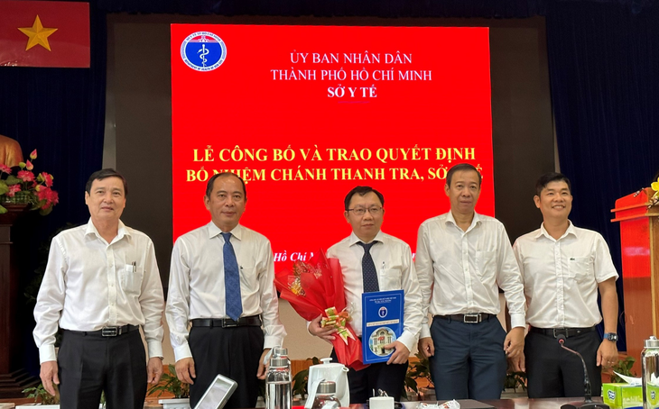 Sở Y tế TP.HCM có chánh thanh tra mới - Ảnh 1.