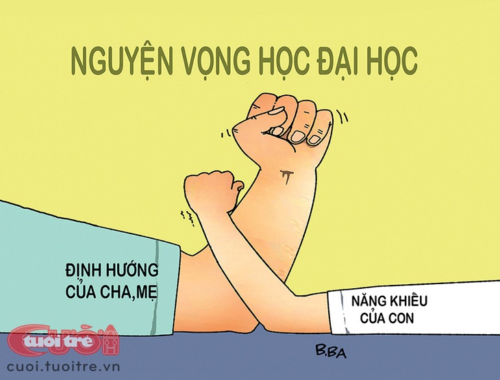 Mâu thuẫn khi cha mẹ chọn ngành nghề đại học thay con - Ảnh 3.