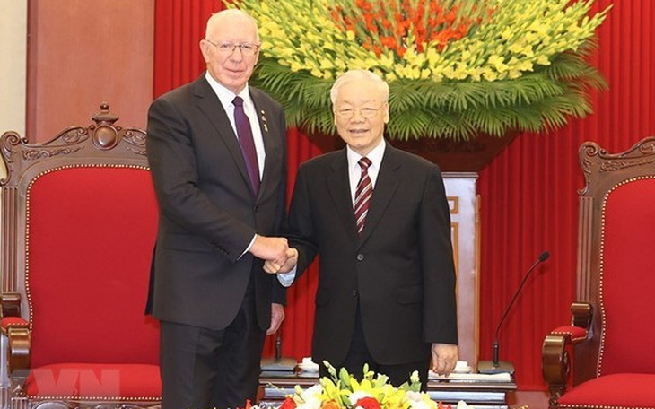 Lãnh đạo Đảng, Chính phủ và Quốc hội tiếp Toàn quyền Úc David Hurley