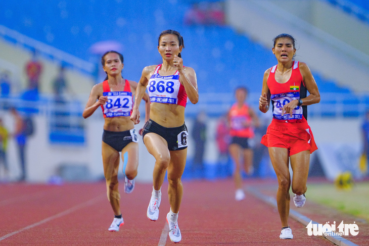 Nguyễn Thị Oanh (868) niềm hy vọng vàng của điền kinh Việt Nam tại SEA Games 32 - Ảnh: NAM TRẦN