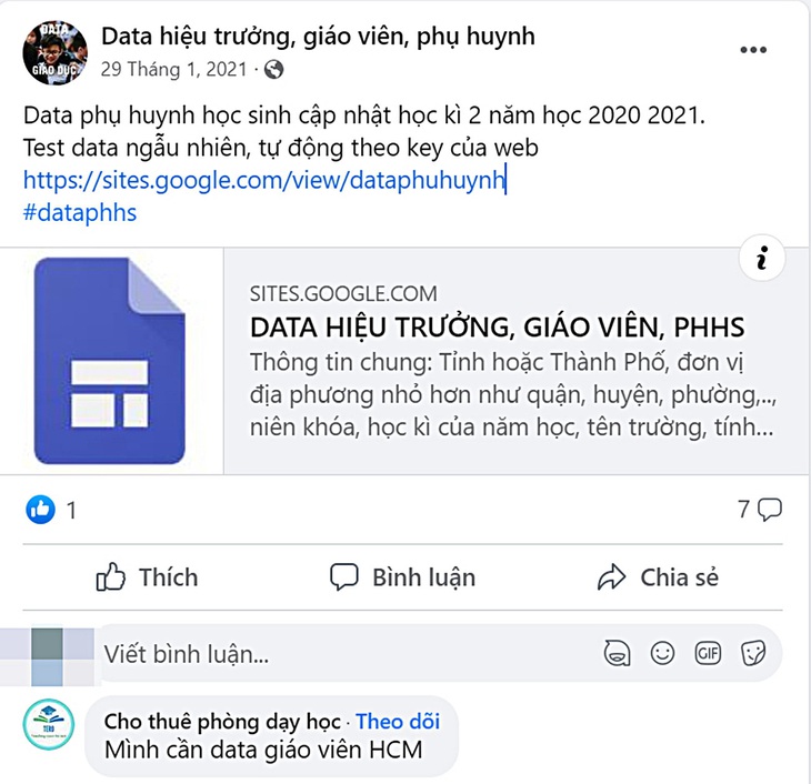 Thông tin học sinh được sang tay cách nào? - Ảnh 1.