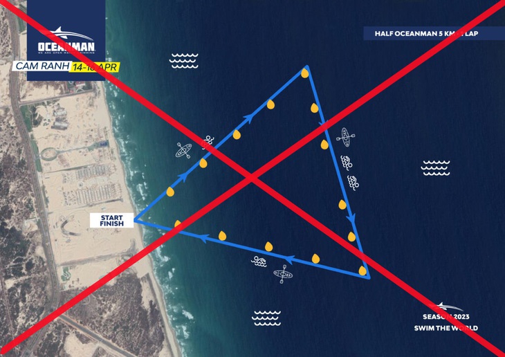 Phạt công ty tổ chức giải bơi lội Oceanman vì dùng bản đồ không có quần đảo Hoàng Sa và Trường Sa - Ảnh 1.