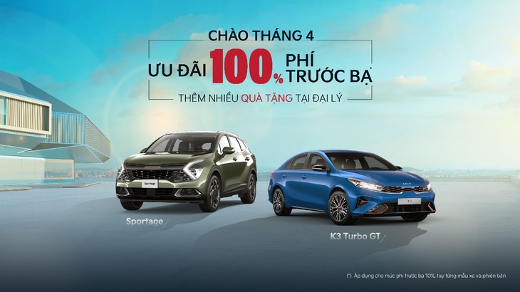 Kia có nhiều ưu đãi hấp dẫn cho khách hàng trong tháng 4 này