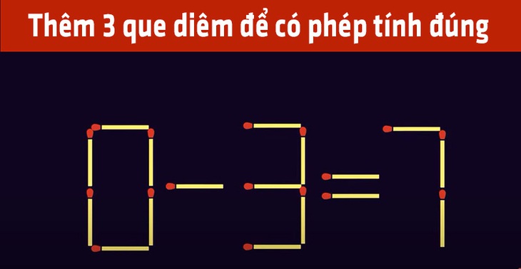 Di chuyển 2 que diêm để biến phép tính 0+1= 9 thành đúng - Ảnh 9.