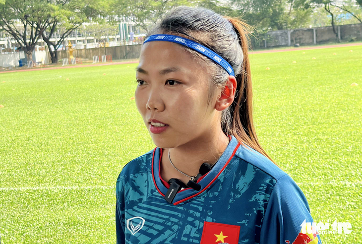 Tiền đạo Huỳnh Như nói gì về danh hiệu Vua phá lưới ở SEA Games 32? - Ảnh 1.