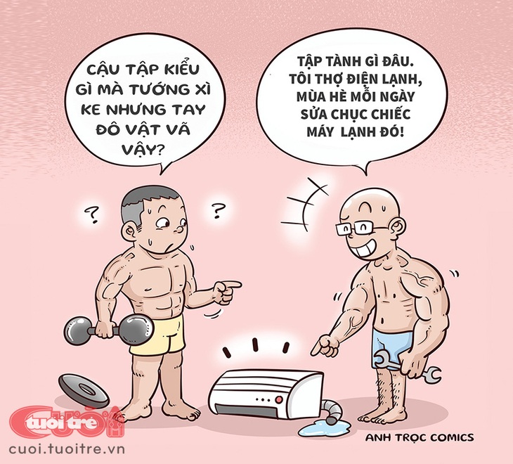 Gymer hệ... máy lạnh - Ảnh 1.