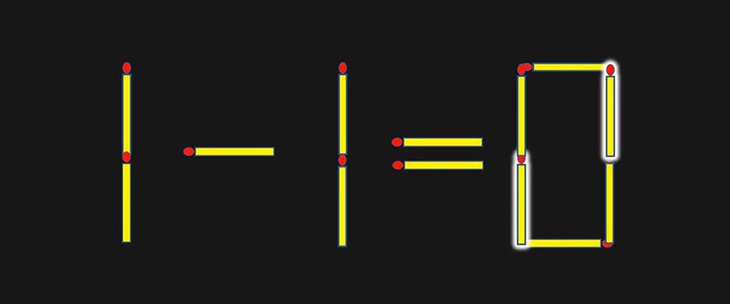 Di chuyển 2 que diêm để 1+1=5 thành phép tính đúng - Ảnh 3.