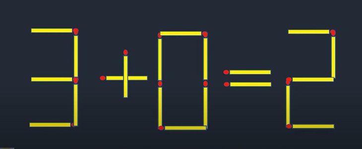 Di chuyển 1 que diêm để phép tính 0-9=8 thành đúng - Ảnh 4.