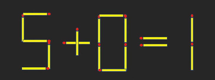 Di chuyển 2 que diêm để 8+1=5 thành phép tính đúng - Ảnh 4.