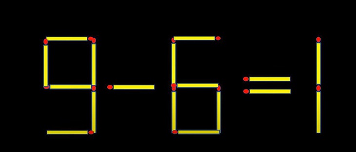 Di chuyển 2 que diêm để 9+9=1 thành phép tính đúng - Ảnh 7.