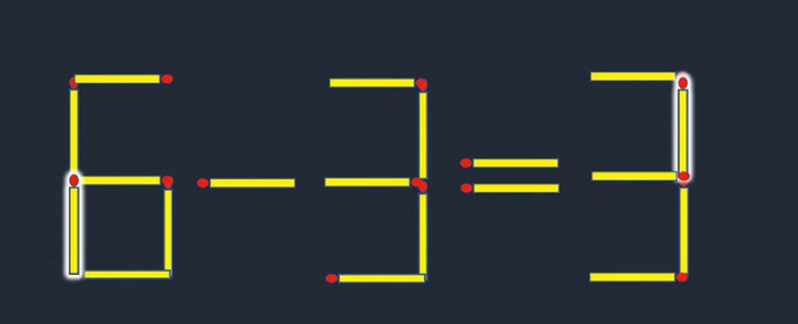 Di chuyển 2 que diêm để 5+3=5 thành phép tính đúng - Ảnh 3.