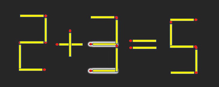 Di chuyển 2 que diêm để 9+9=1 thành phép tính đúng - Ảnh 6.