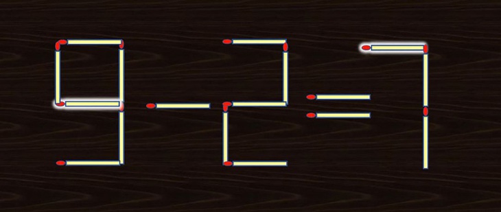 Di chuyển 2 que diêm để phép tính 7+6=5 thành đúng - Ảnh 6.