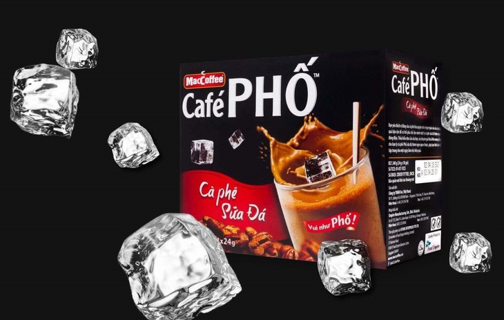 MacCoffee CaféPHỐ nổi bật với hương vị thơm ngon đậm vị cà phê phin.