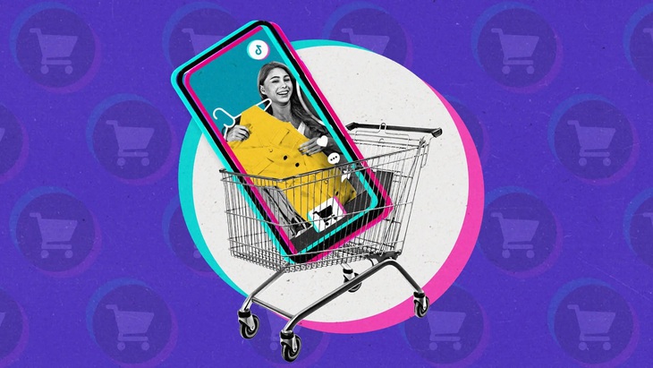 Hình ảnh minh họa nền tảng thương mại điện tử TikTok Shop - Ảnh: THE CURRENT