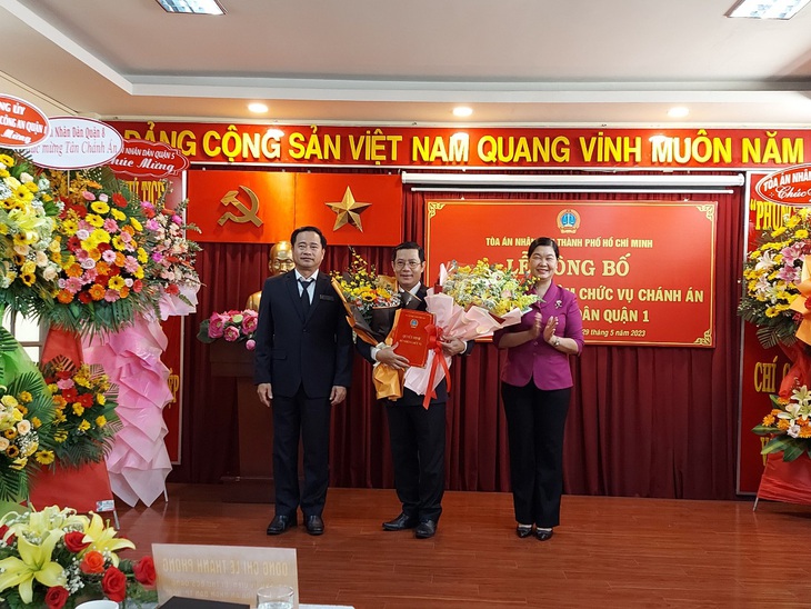 Ông Nguyễn Quang Huynh làm chánh án TAND quận 1 - Ảnh 1.