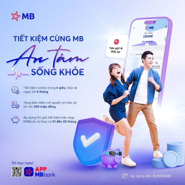 MB triển khai sản phẩm tiết kiệm số song hành giá trị bảo vệ - Ảnh 1.