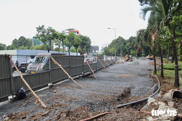 Một phần công viên Hoàng Văn Thụ được dùng mở rộng đường cửa ngõ sân bay Tân Sơn Nhất - Ảnh 3.